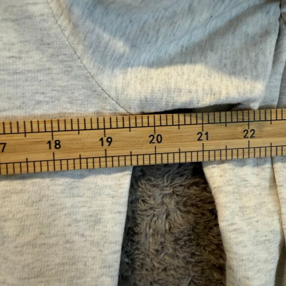 Cat & Jack Cotton Pullover Sweater Navy Blue Gray Elbow Patch XL Boys 16 Preppy - Picture 6 of 7